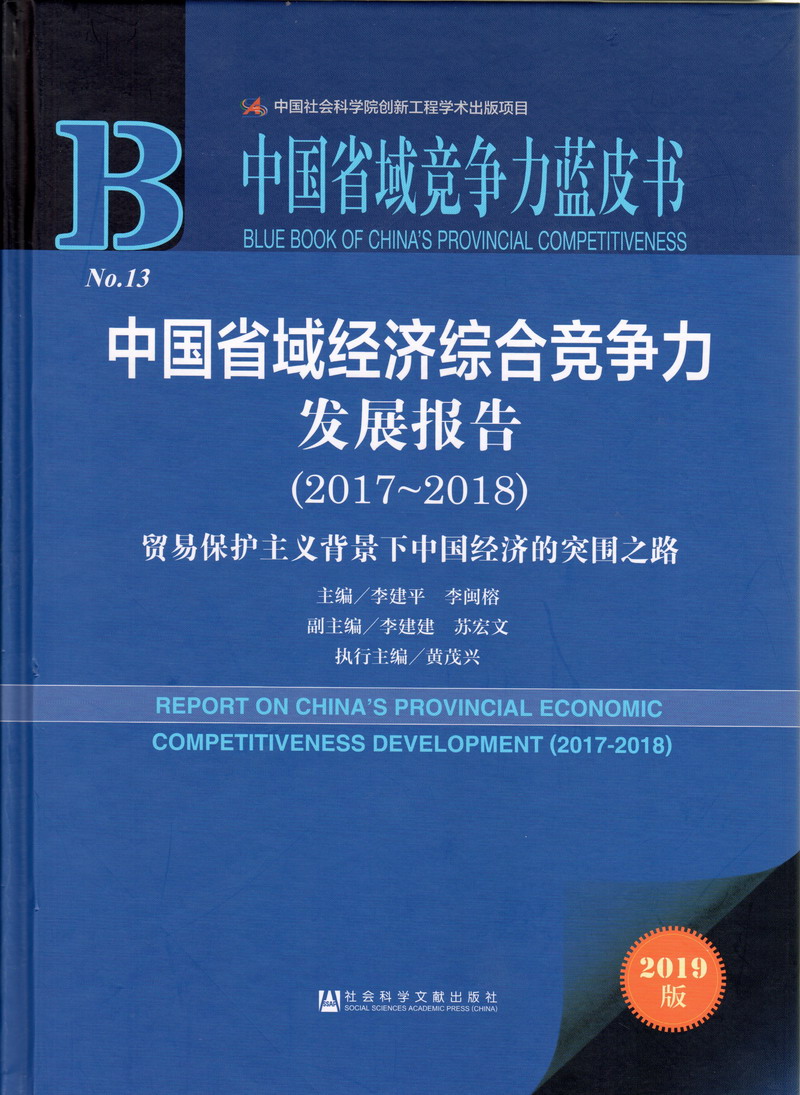 东北女插逼中国省域经济综合竞争力发展报告（2017-2018）